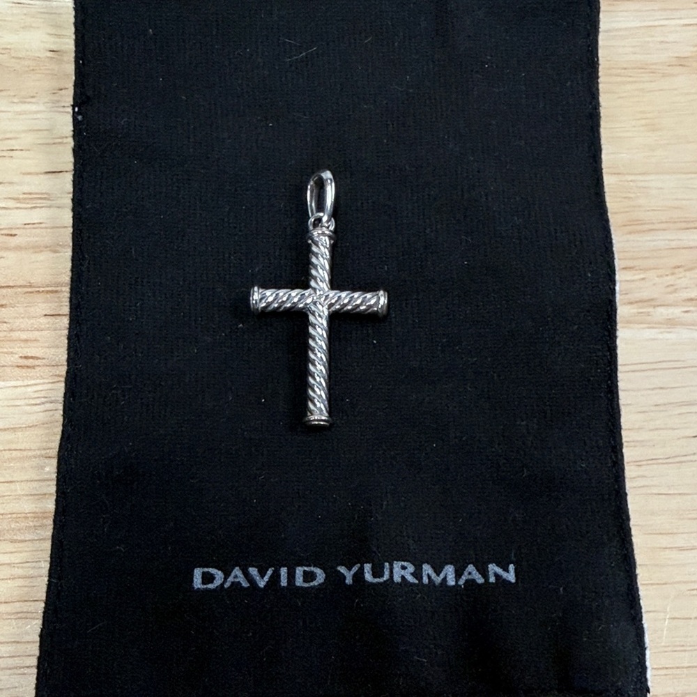 David Yurman Cable Cross Pendant